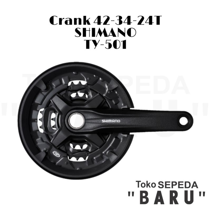 TB - Crank / Rotel SHIMANO 42T TY-501 ORIGINAL