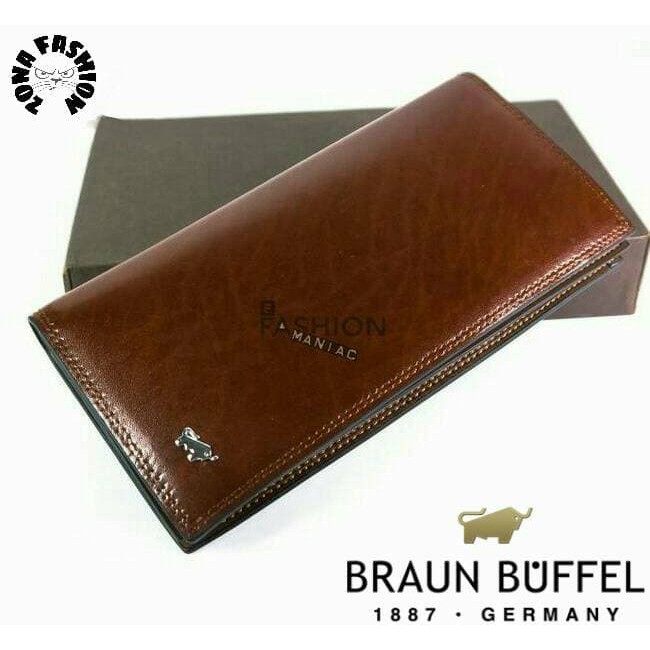 Dompet Kuli Model Panjang - BRAUN BUFFEL WBB-101 Premium (Coklat)