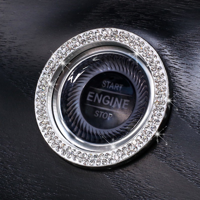 Ring diamond DAD Button/Tombol Start Stop Engine Full Blink Bahan Premium