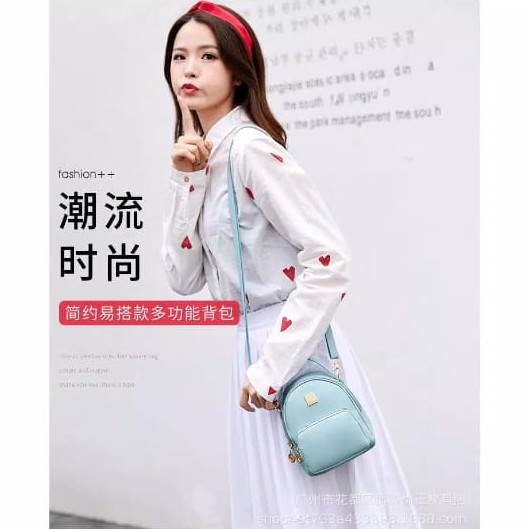 Tas Ransel Cewek Tas Fashion / Tas Punggung Cewek / Tas Wanita Import