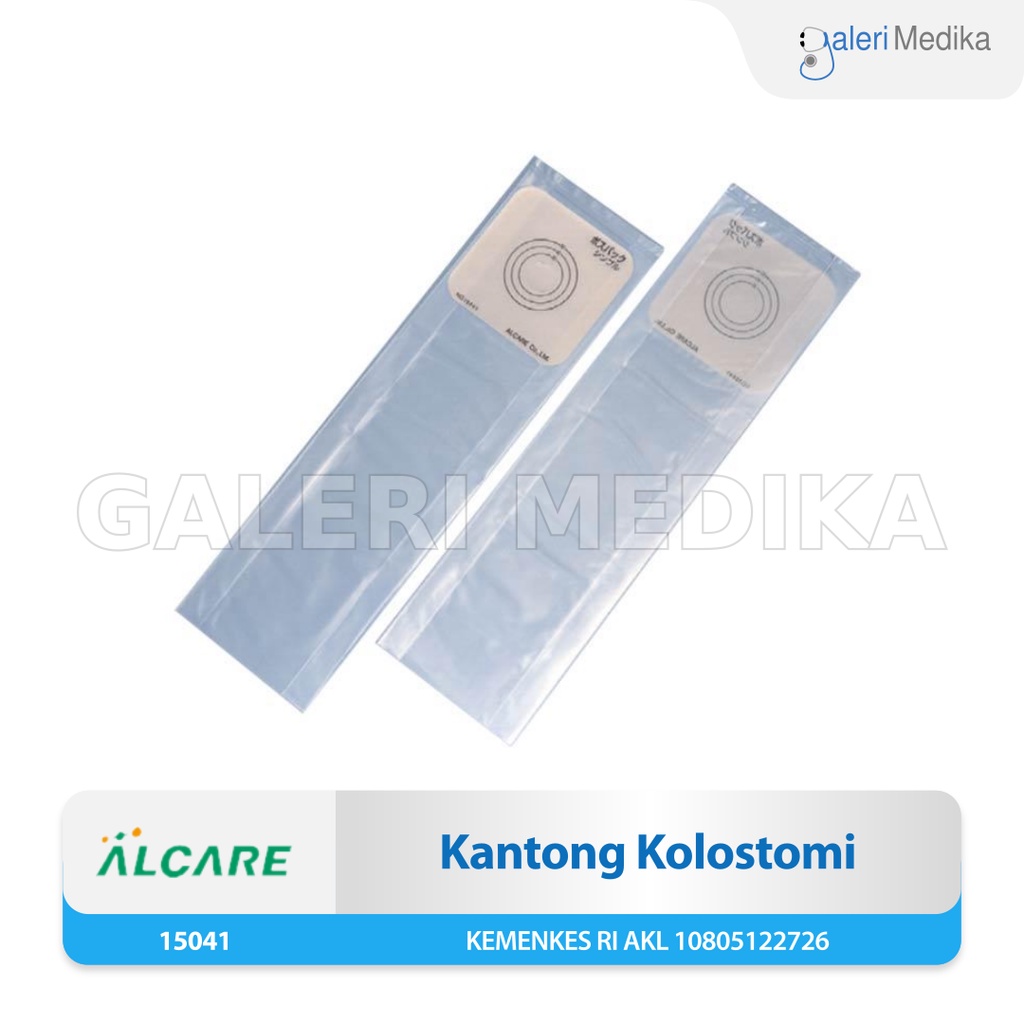 Alcare 15041 Colostomy Bag Pospack Simple (Box Isi 30 Pcs)