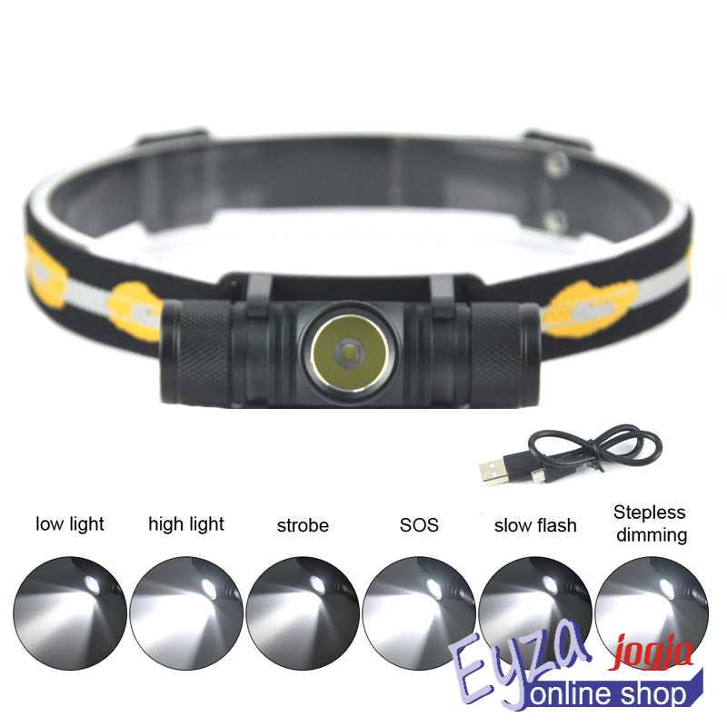 NEW Original Termurah BORUIT Senter Kepala Headlamp Flashlight Headlight LED XML L2 EHL0628