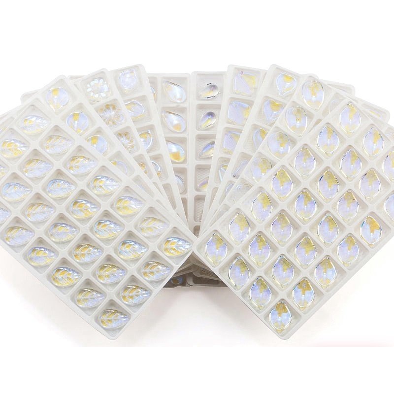 Kualitas Terbaik Super Mengkilap AB Kristal Manik-manik WaterDrop Manik-manik Manik-manik Kaca Cabochon Lampwork Manik-manik untuk Membuat Perhiasan DIY 28 Pcs/lot