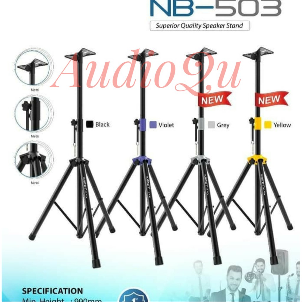 Stand Speaker Aktif - Tripod Krezt NB 503/ NB503 Original