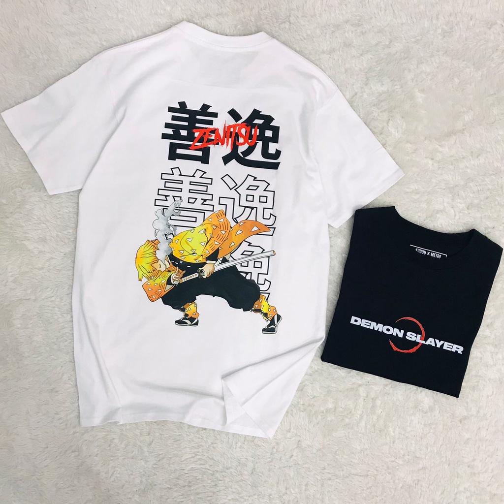 Tshirt Zenitsu Goodness Demon Slayer Kimetsu No Yaiba Anime Manga Kaos KNY Wibu Otaku Unisex