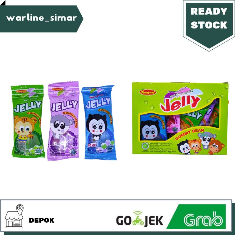 

Permen Jelly Buah Permen Jeli Gummy Bean Mix Fruit Flavour Ranjani Makanan Ringan Cemilan