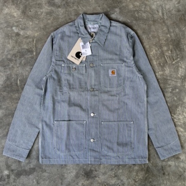 Carhartt WIP Michigan Hickory stripe Blue