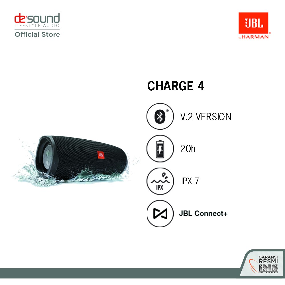 DPS_JBL Charge 4 Portable Bluetooth Speaker