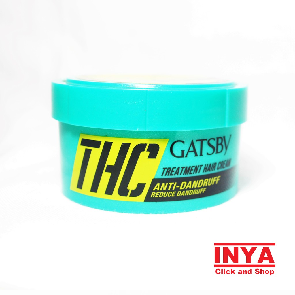 GATSBY THC  ANTI-DANDRUFF TREATMENT HAIR CREAM POMADE 70gr - Minyak Rambut