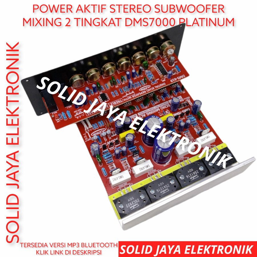 KIT POWER SPEAKER AKTIF STEREO DMS 7000 PLS 2 TINGKAT MIXING DIGITAL ECHO MIC MIK SUBWOOFER SUB DMS7000 DMS-7000 DMS 7000.X TR FINAL SANKEN II TRANSISTOR TOSHIBA ASLI KARAOKE AMPLIER AMPLI STEREO KOMPLIT PLUS PANEL PSU AUDIO PLATINUM ASLI ORIGINAL