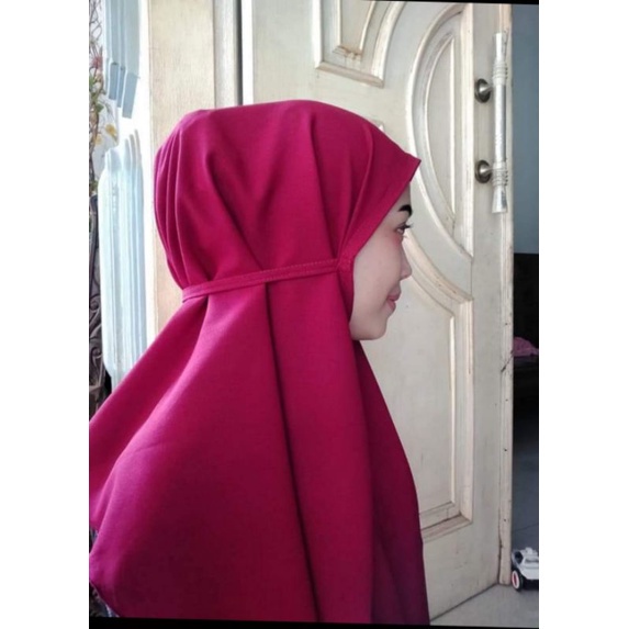 jilbab instan bergo maryam ukuran M fit to L jilbab instan tali diamond