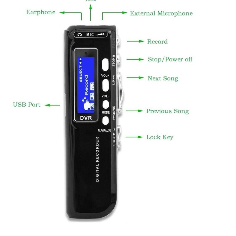 ☍Diskon☍ INEYQ alat perekam suara / voice recorder / mp3 player / mp3 player mini / penyadap suara /