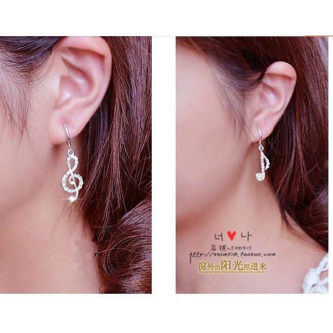 MORYMOSHI A49 Anting Diamond Melody Fashion Wanita Korea Aksesoris Murah