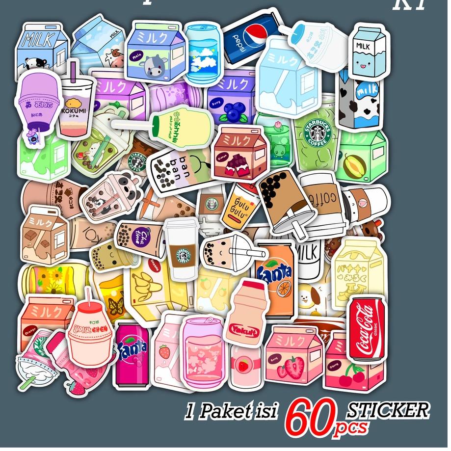 

♜ [ MAC ] 60 PCS STICKER BOTOL TUMBLR AESTHETIC ANTI AIR UNTUK LAPTOP CASE TUMBLER KOPER HP - K3 ㊔