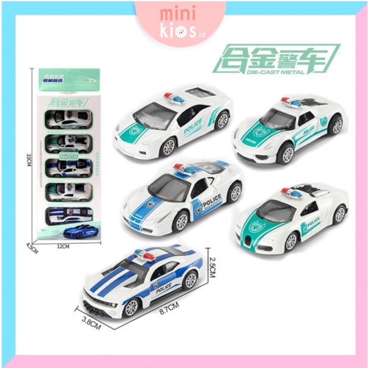 Mainan Miniatur Mobil Polisi