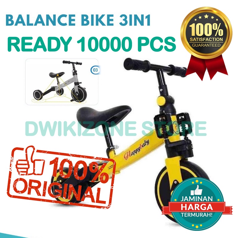 [GROSIR] SEPEDA ANAK MINI TAXI BALANCE BIKE 3 IN 1 RODA 3 2 TIGA DUA ORIGINAL LONDON