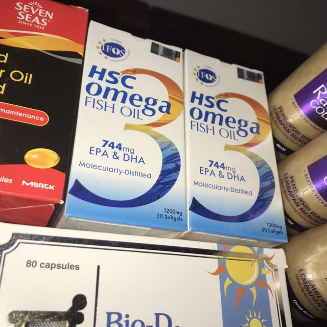 HSC Omega 3 Fish Oil 120s EXP:2026