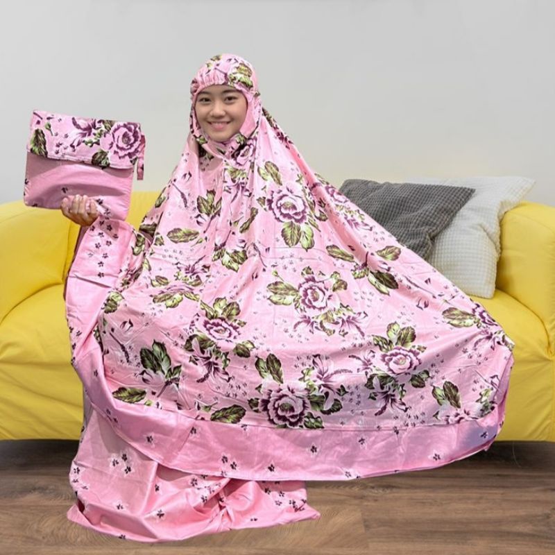 MUKENA BALI RAYON DEWASA JUMBO TIEDYE ZAHRA MUKENA TIEDYE