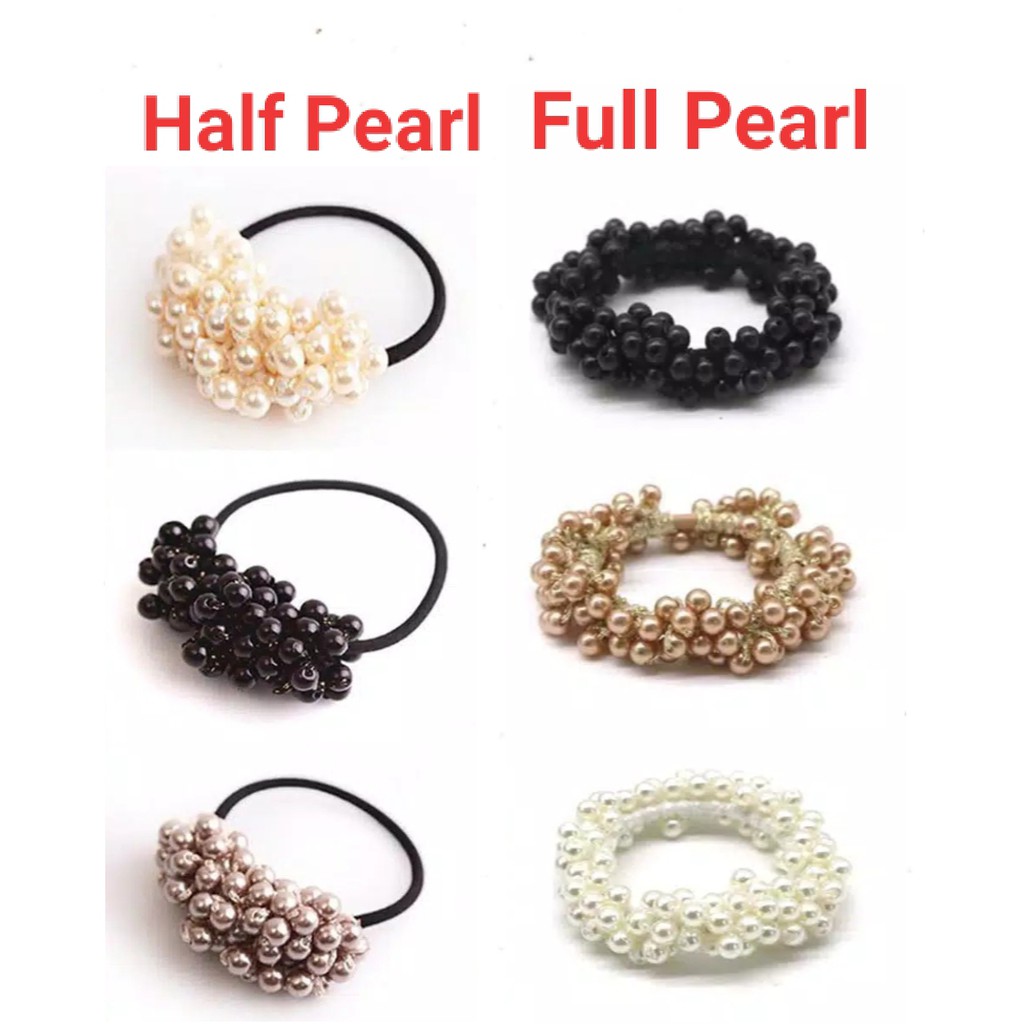 Ikat Rambut Korea Mutiara Pearl / Aksesoris Rambut