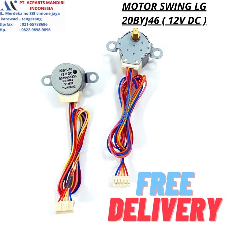 motor swing ac lg 20BYJ46 12V DC