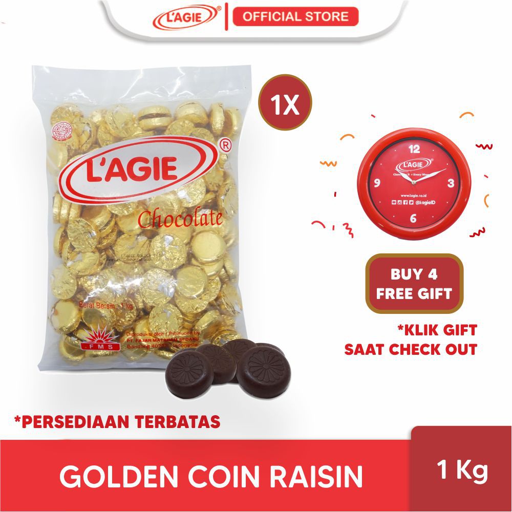 Lagie Coklat Kiloan Koin Kismis 1kg | Shopee Indonesia