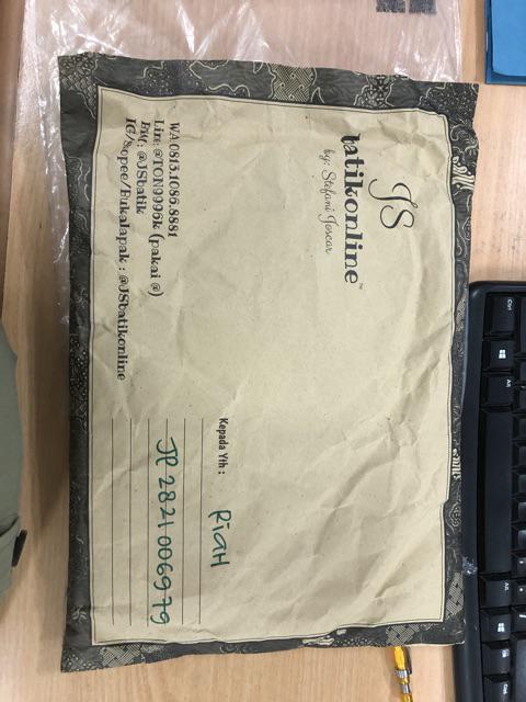 Js Batik Prada Kamboja Merah