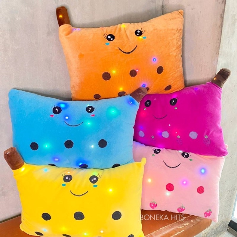 BONEKA BANTAL BOBA LED NYALA MURAH