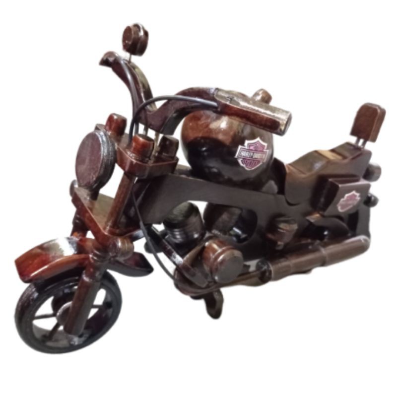 PAJANGAN MINIATUR MOTOR HARLEY DAVIDSON NORTON JUMBO 44x22x16 cm - DEKORASI RUMAH MURAH