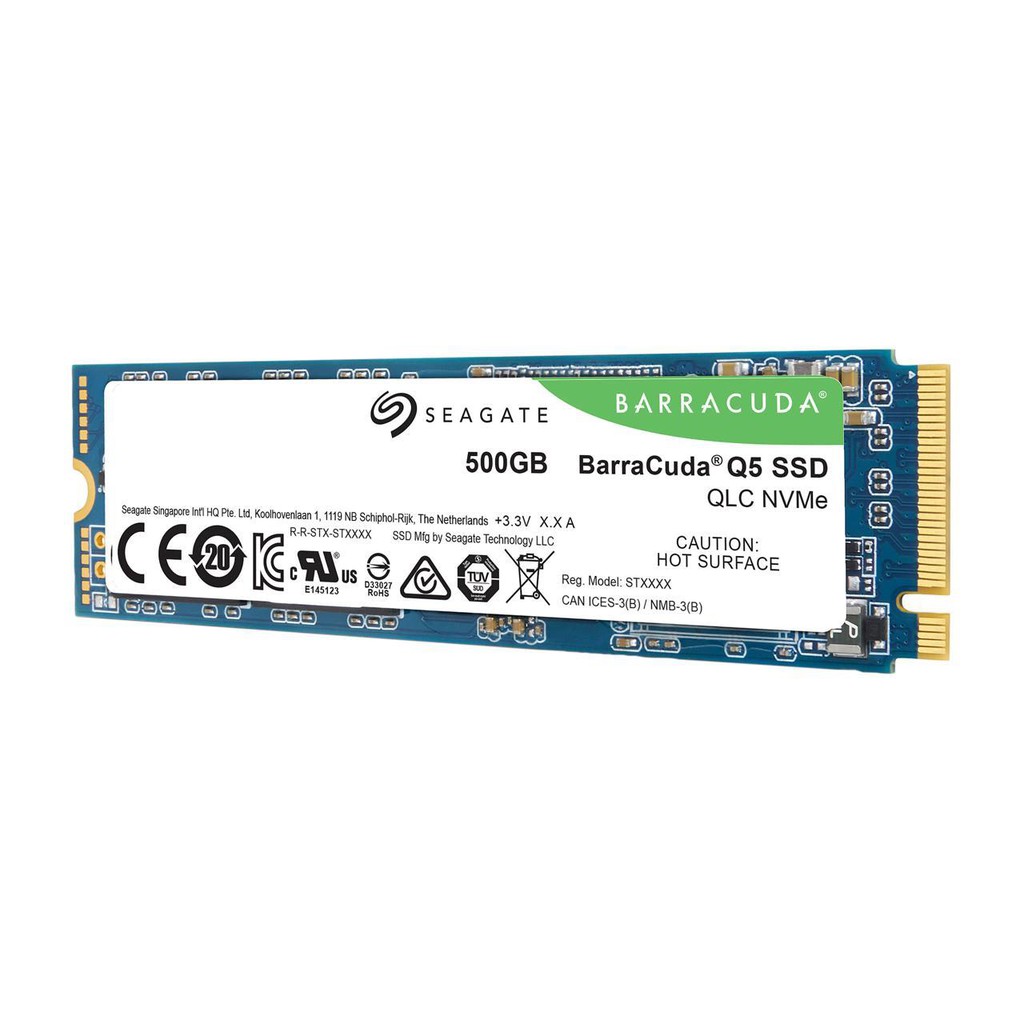 SEAGATE BarraCuda Q5 SSD 500GB ZP500CV3A001 M.2 NVMe 1.3 3D QLC