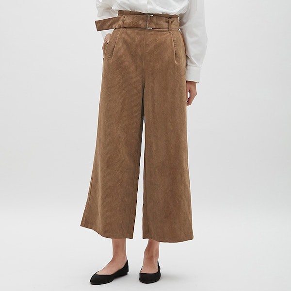 UNIQLO GU CORDUROY WIDE PANTS