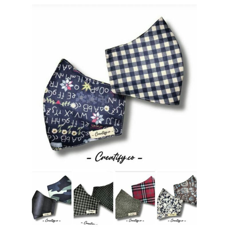 MASKER MOTIF / MASKER MURAH / MASKER LUCU