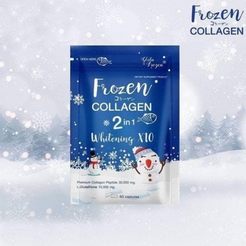 Frozen collagen 2in1 powder drink BPOM