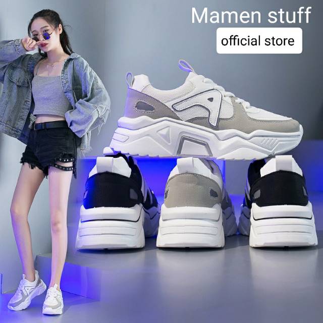 Mamen stuff / sepatu sneakers wanita casual 6604 / sneaker