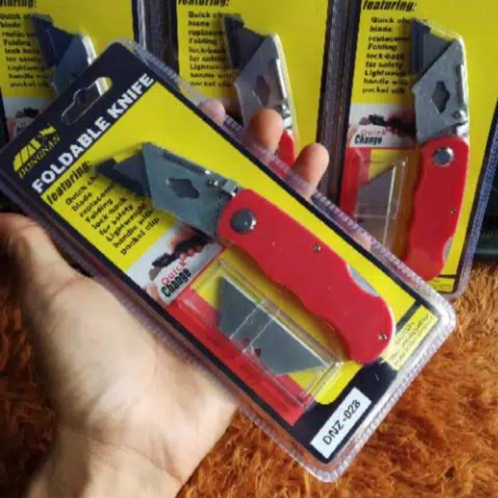 

Cantik Pisau Cutter Lipat, Floding Cutter Knife Diskon