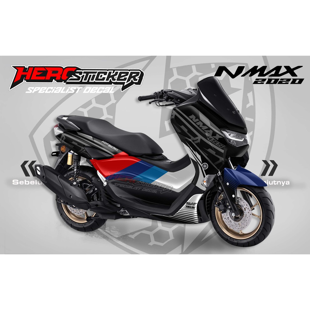 DECAL NMAX FULL BODY  STIKER NMAX FULL BODY- Sticker Nmax New BMW