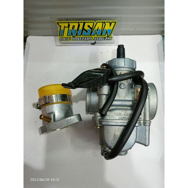 karbu karburator pe 26 keihin klx set manipol teflon