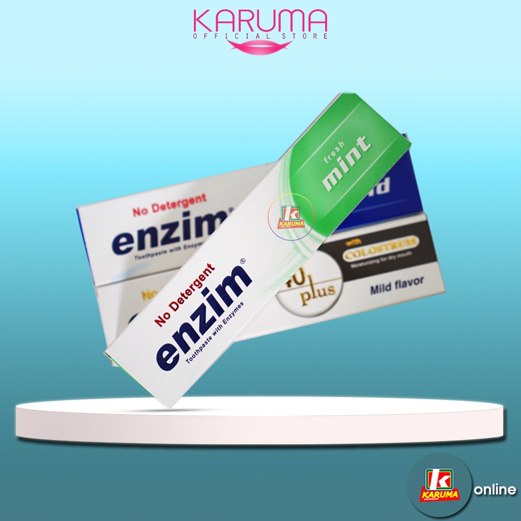 Enzim Pasta Gigi 124gr, Enzim 40 Plus, Enzim Mild, Enzim Fresh Mint