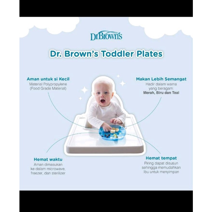 Dr. Brown's Toddler Plates, 3-Pack