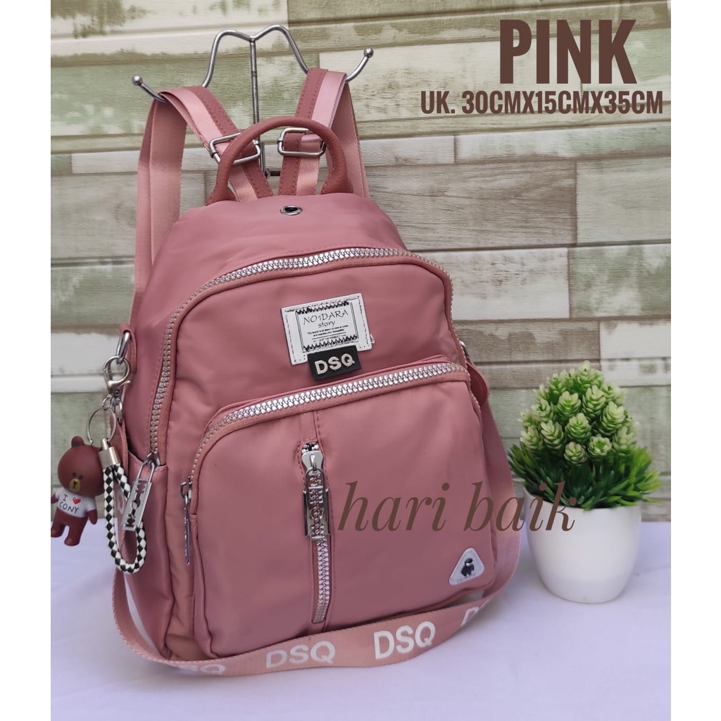 RANSEL WANITA IMPORT 2IN1 DSQI 10#