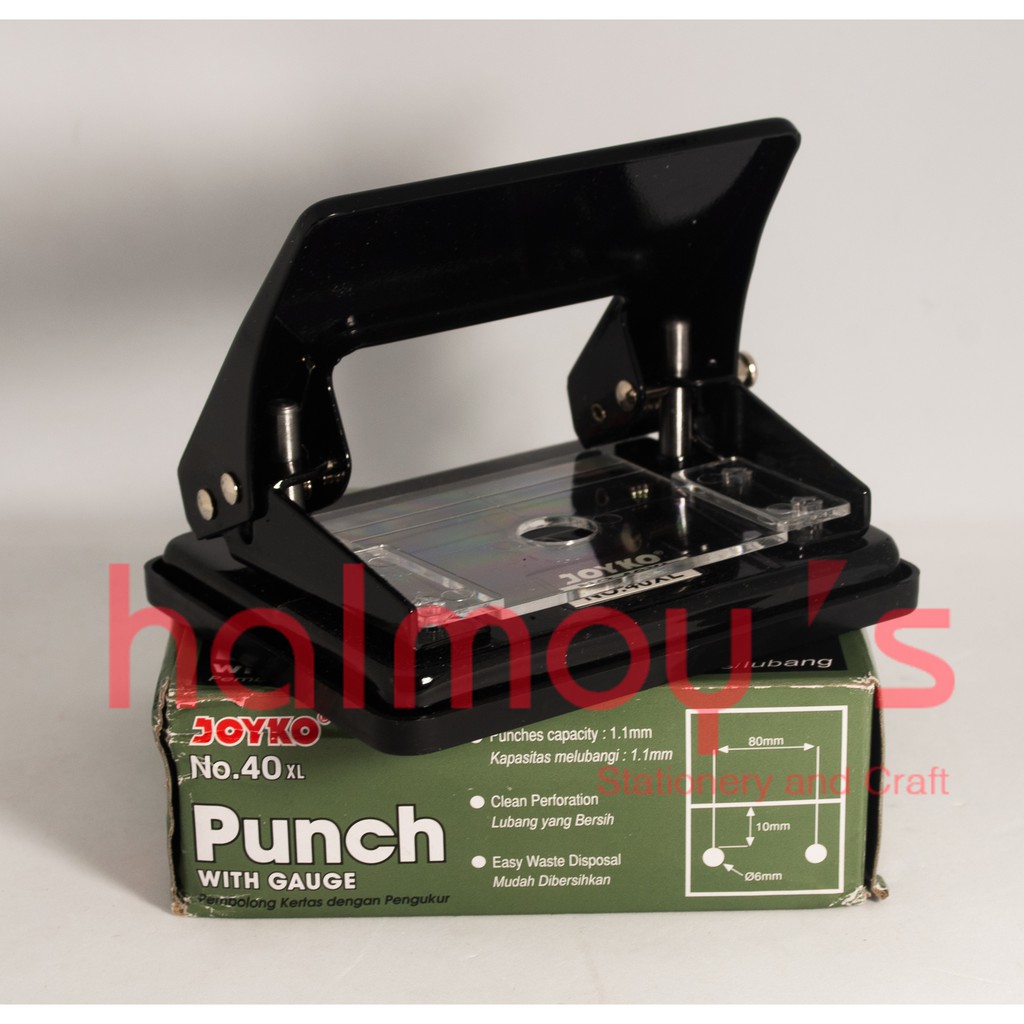 

PUNCH / PEMBOLONG KERTAS JOYKO NO. 40 XL 2 HOLES / LUBANG