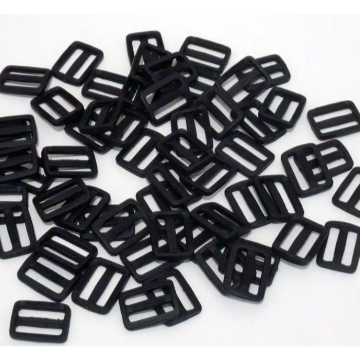 Gesper/ring lilit plastik hitam / ring 8 plastik