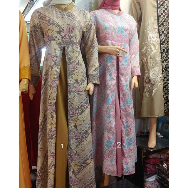 Gamis syari Batik askila 2020