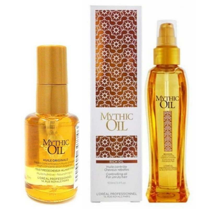 L'OREAL MYTHIC OIL ARGAN LOREAL Serum Vitamin Rambut Shopee Indonesia