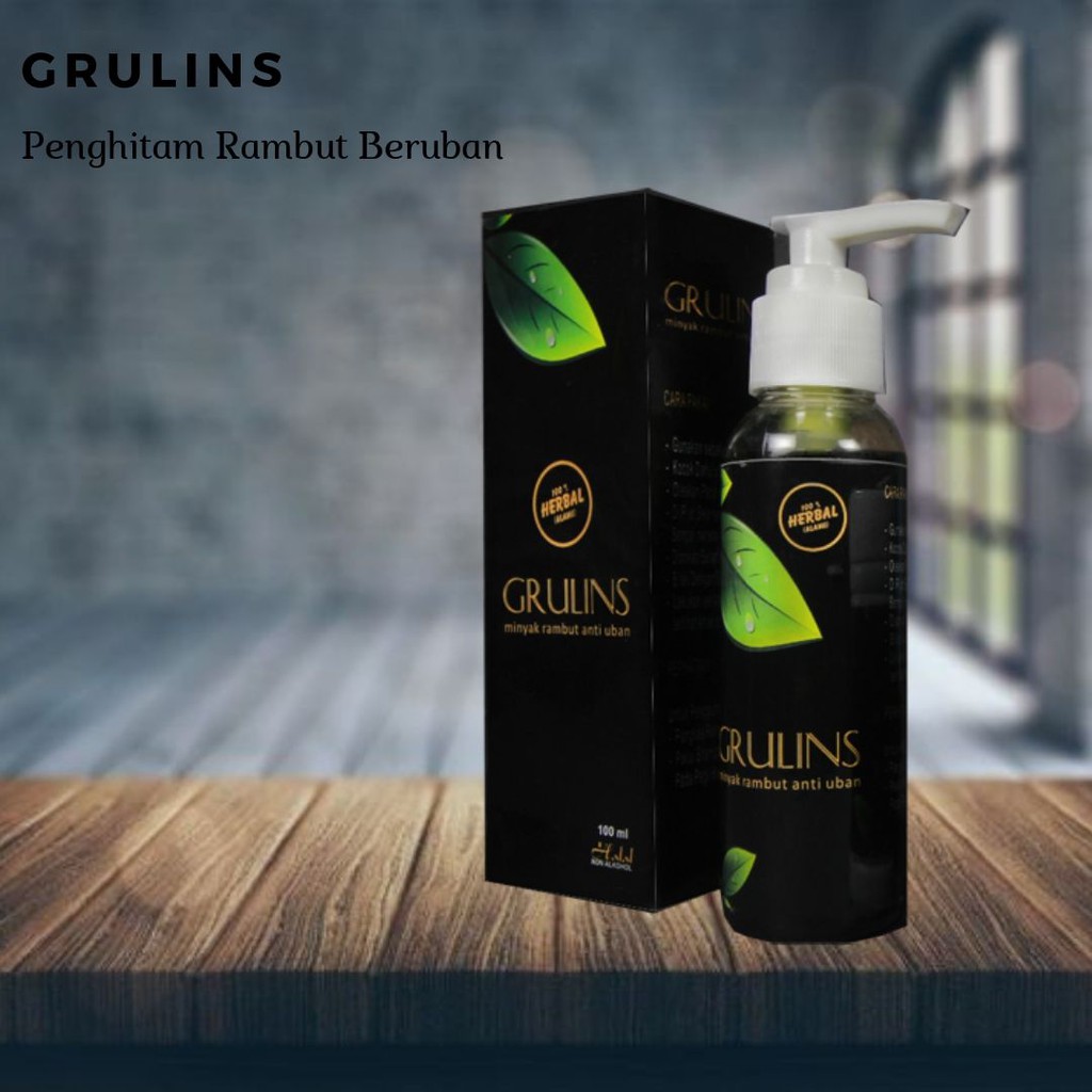 Minyak Pelurus Rambut Perawatan Rambut Pelurus Rambut Pria Grulins 100ml Shopee Indonesia