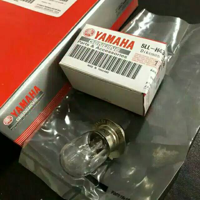 Bohlam Depan Lampu Yamaha Mio 12V 25Watt Sorot LED Tembak Motor Vixion Putih Jupiter Xeon Vega 5LL