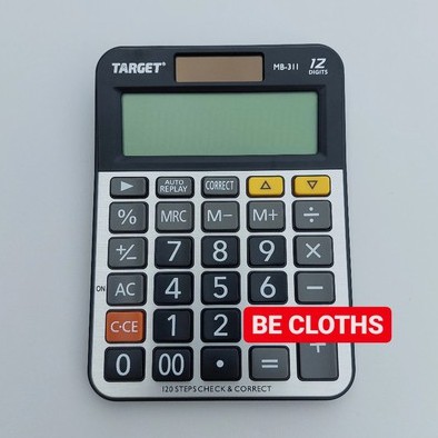 

Target MB-311 Kalkulator Check Correct Desktop Office 12 Digits ORIGINAL
