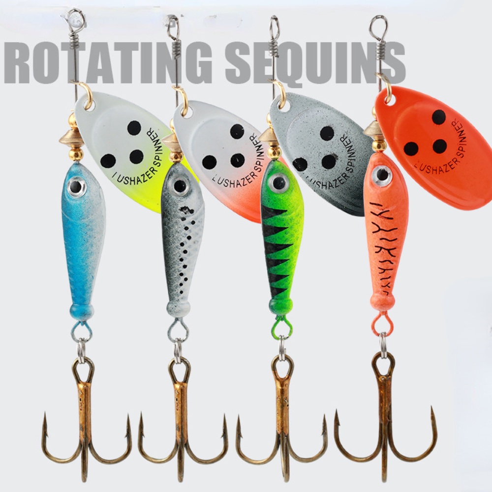 Umpan Pancing Sequin Bentuk Ikan 11g 15g 18g Dengan Kail