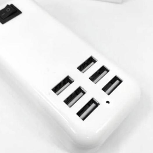 ☂ Adaptor Charger 60port 20W / Travel Adaptor Usb Charger 6 port 20 watt ✪