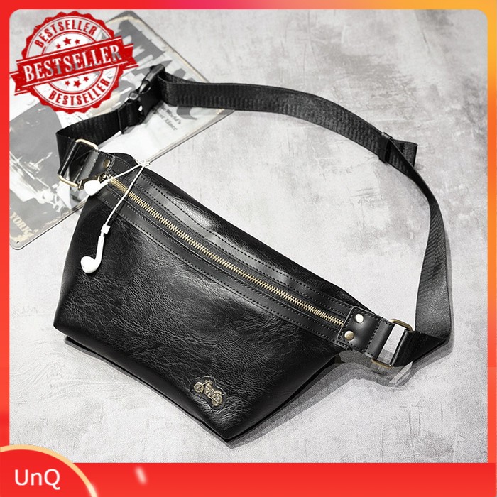 Tas Selempang Kulit Pria Slingbag Waistbag Tas Pria Slempang S5210