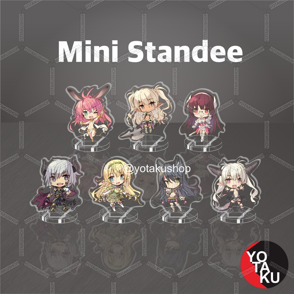 Mini Standee Figure Anime Akrilik Isekai Maou MST31 Seri 1 YOTAKUSHOP